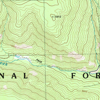 United States Geological Survey Mount Hope, CO (1986, 24000-Scale) digital map