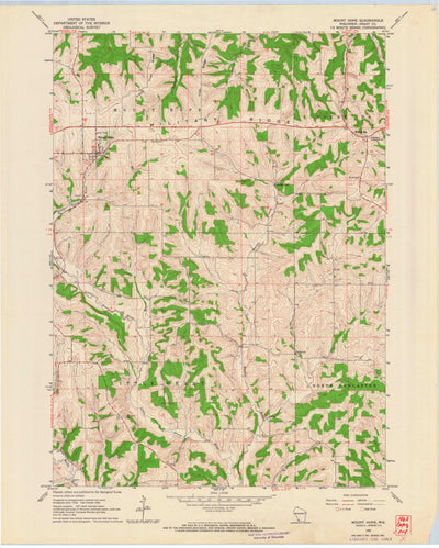 United States Geological Survey Mount Hope, WI (1962, 24000-Scale) digital map