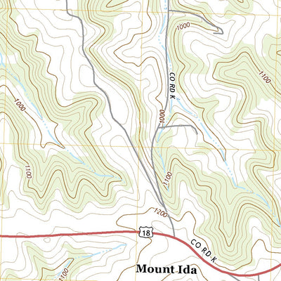 United States Geological Survey Mount Hope, WI (2022, 24000-Scale) digital map