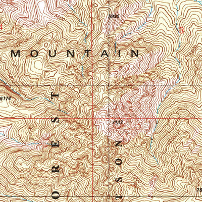 United States Geological Survey Mount Hopkins, AZ (1996, 24000-Scale) digital map