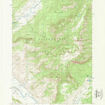 United States Geological Survey Mount Hornaday, WY-MT (1989, 24000-Scale) digital map