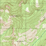 United States Geological Survey Mount Hornaday, WY-MT (1989, 24000-Scale) digital map