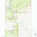 United States Geological Survey Mount Howe, MT (1995, 24000-Scale) digital map
