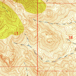 United States Geological Survey Mount Hughes, AZ (1948, 24000-Scale) digital map