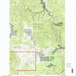 United States Geological Survey Mount Humbug, MT (1996, 24000-Scale) digital map
