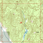 United States Geological Survey Mount Humbug, MT (1996, 24000-Scale) digital map