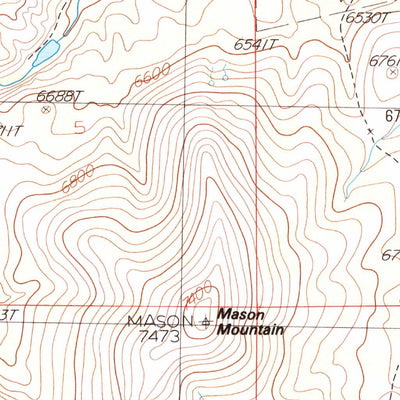 United States Geological Survey Mount Ichabod, NV (1986, 24000-Scale) digital map