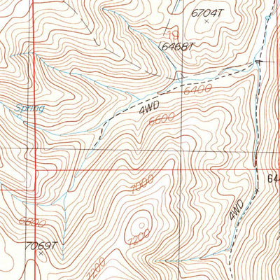 United States Geological Survey Mount Ichabod, NV (1986, 24000-Scale) digital map
