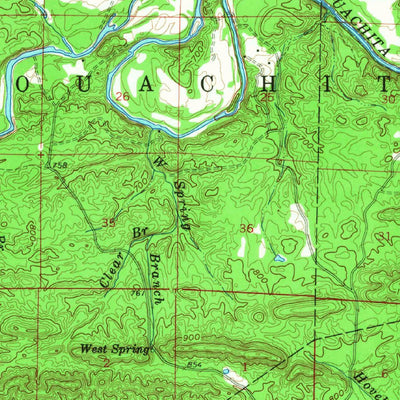 United States Geological Survey Mount Ida, AR (1959, 62500-Scale) digital map
