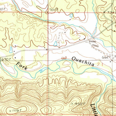 United States Geological Survey Mount Ida, AR (1986, 24000-Scale) digital map
