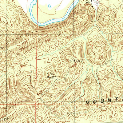 United States Geological Survey Mount Ida, AR (1986, 24000-Scale) digital map