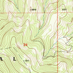 United States Geological Survey Mount Ingalls, CA (1994, 24000-Scale) digital map