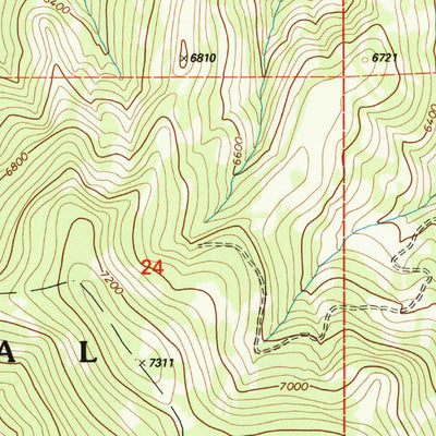 United States Geological Survey Mount Ingalls, CA (1994, 24000-Scale) digital map