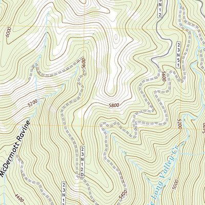 United States Geological Survey Mount Ingalls, CA (2021, 24000-Scale) digital map