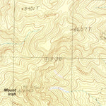 United States Geological Survey Mount Irish, NV (1985, 24000-Scale) digital map