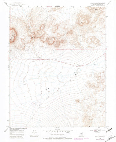 United States Geological Survey Mount Jackson, NV (1968, 24000-Scale) digital map