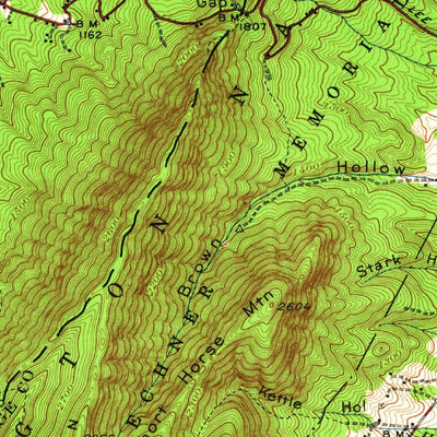United States Geological Survey Mount Jackson, VA (1942, 62500-Scale) digital map
