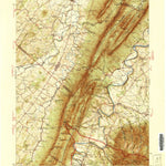United States Geological Survey Mount Jackson, VA (1946, 62500-Scale) digital map