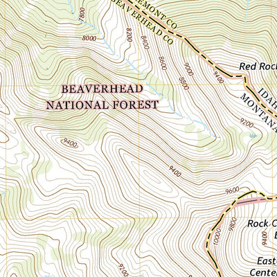 United States Geological Survey Mount Jefferson, MT (2020, 24000-Scale) digital map