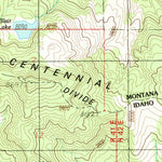 United States Geological Survey Mount Jefferson, MT-ID (1988, 24000-Scale) digital map