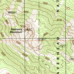 United States Geological Survey Mount Jefferson, MT-ID (1988, 24000-Scale) digital map