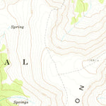 United States Geological Survey Mount Jefferson, NV (1971, 24000-Scale) digital map
