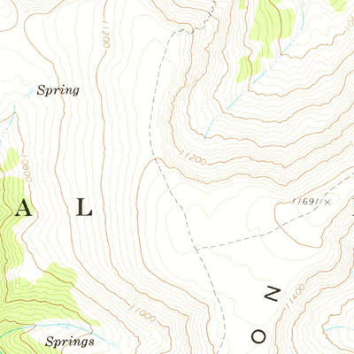 United States Geological Survey Mount Jefferson, NV (1971, 24000-Scale) digital map