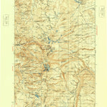 United States Geological Survey Mount Jefferson, OR (1930, 125000-Scale) digital map
