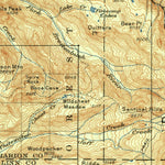 United States Geological Survey Mount Jefferson, OR (1930, 125000-Scale) digital map