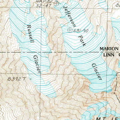 United States Geological Survey Mount Jefferson, OR (1988, 24000-Scale) digital map
