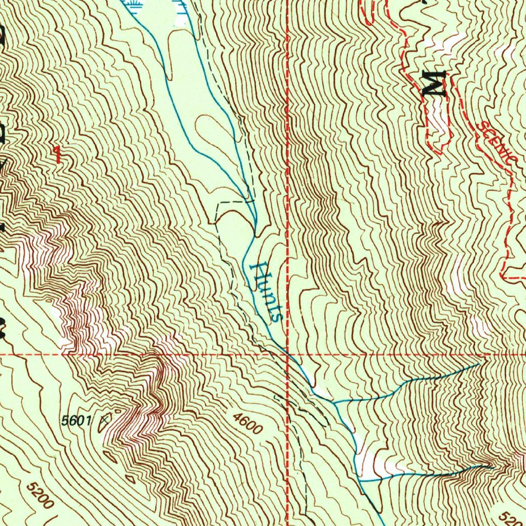Mount Jefferson, OR (1997, 24000-Scale) Map by United States Geological ...