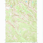 United States Geological Survey Mount Jerusalem, MT-ID (1991, 24000-Scale) digital map