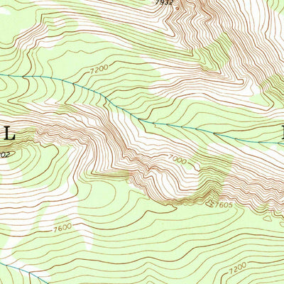 United States Geological Survey Mount Jerusalem, MT-ID (1991, 24000-Scale) digital map