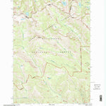 United States Geological Survey Mount Jerusalem, MT-ID (1998, 24000-Scale) digital map