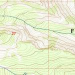United States Geological Survey Mount Jerusalem, MT-ID (1998, 24000-Scale) digital map