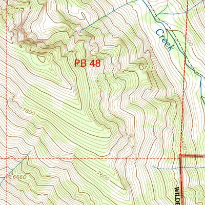 United States Geological Survey Mount Jerusalem, MT-ID (1998, 24000-Scale) digital map