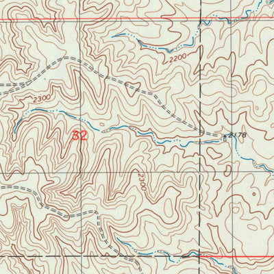 United States Geological Survey Mount Jesus, KS (1979, 24000-Scale) digital map