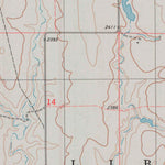 United States Geological Survey Mount Jesus NW, KS (1979, 24000-Scale) digital map