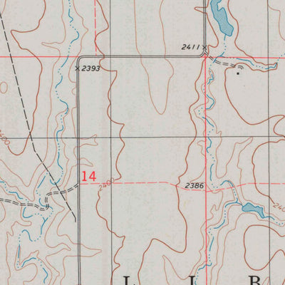 United States Geological Survey Mount Jesus NW, KS (1979, 24000-Scale) digital map