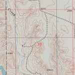 United States Geological Survey Mount Jesus NW, KS (1979, 24000-Scale) digital map