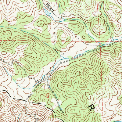 United States Geological Survey Mount Johnson, CA (1968, 24000-Scale) digital map