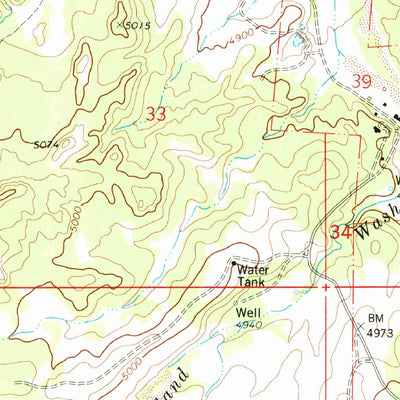 United States Geological Survey Mount Josh, AZ (1979, 24000-Scale) digital map