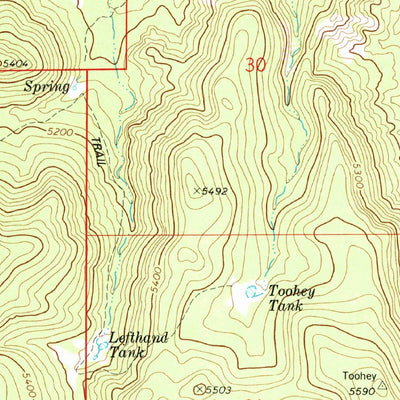 United States Geological Survey Mount Josh, AZ (1979, 24000-Scale) digital map