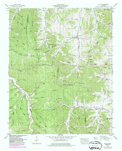 United States Geological Survey Mount Joy, TN (1951, 24000-Scale) digital map