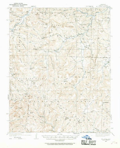 United States Geological Survey Mount Judea, AR (1933, 62500-Scale) digital map