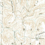 United States Geological Survey Mount Judea, AR (1933, 62500-Scale) digital map