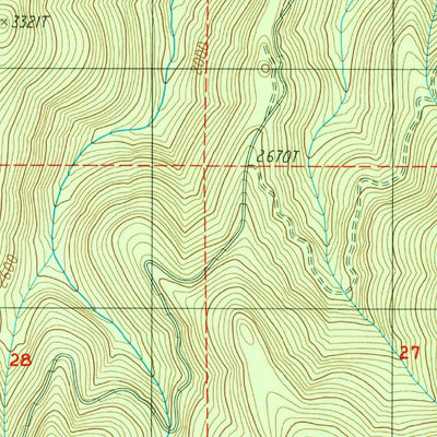 United States Geological Survey Mount June, OR (1986, 24000-Scale) digital map
