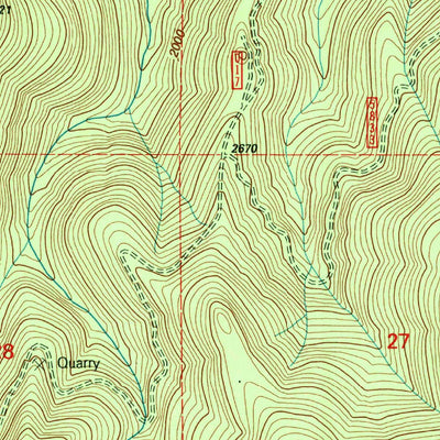United States Geological Survey Mount June, OR (1997, 24000-Scale) digital map