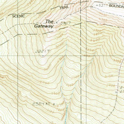 United States Geological Survey Mount Katahdin, ME (1988, 24000-Scale) digital map