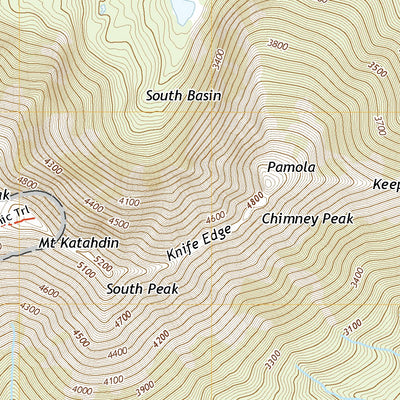 United States Geological Survey Mount Katahdin, ME (2021, 24000-Scale) digital map